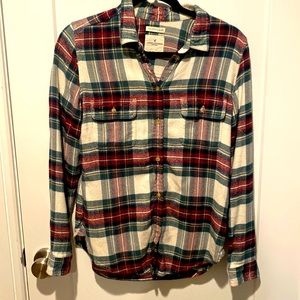 American Eagle Christmas Flannel